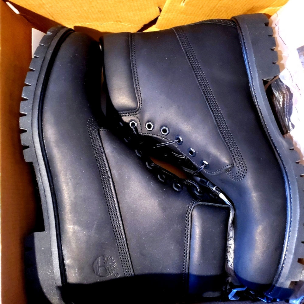 Timberland Waterproof Black Boots men size 13M